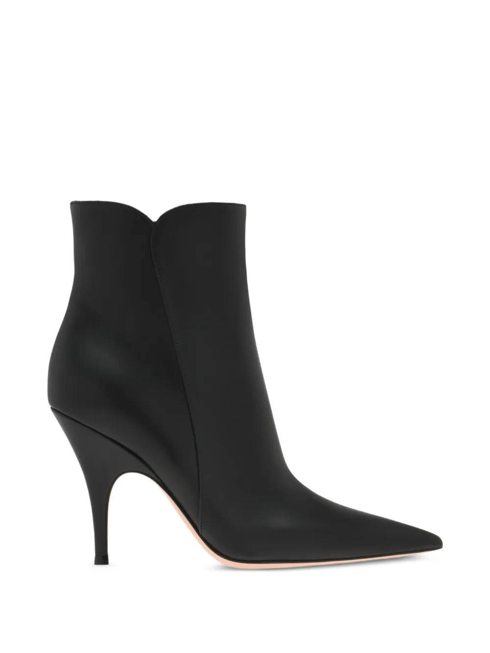 Gianvito Rossi Sofia enkellaarzen met puntige neus Zwart