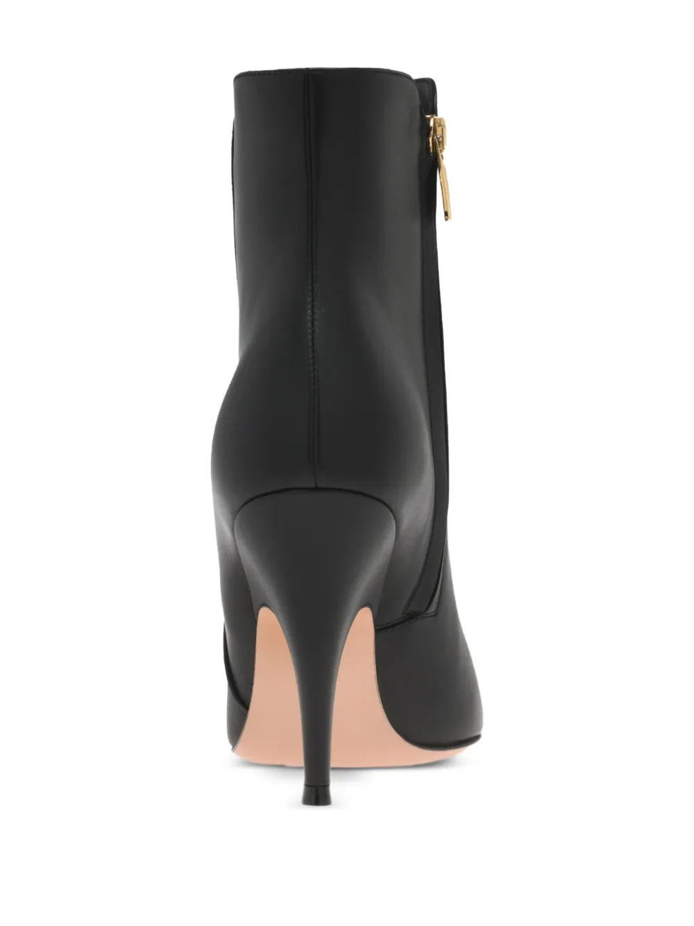 Gianvito Rossi Sofia enkellaarzen met puntige neus Zwart