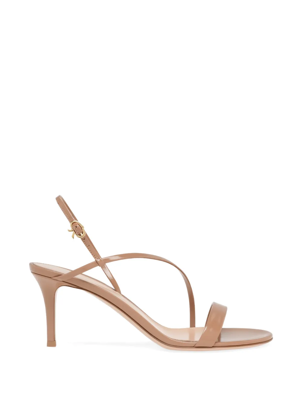 Gianvito Rossi Manhattan leather sandals Beige