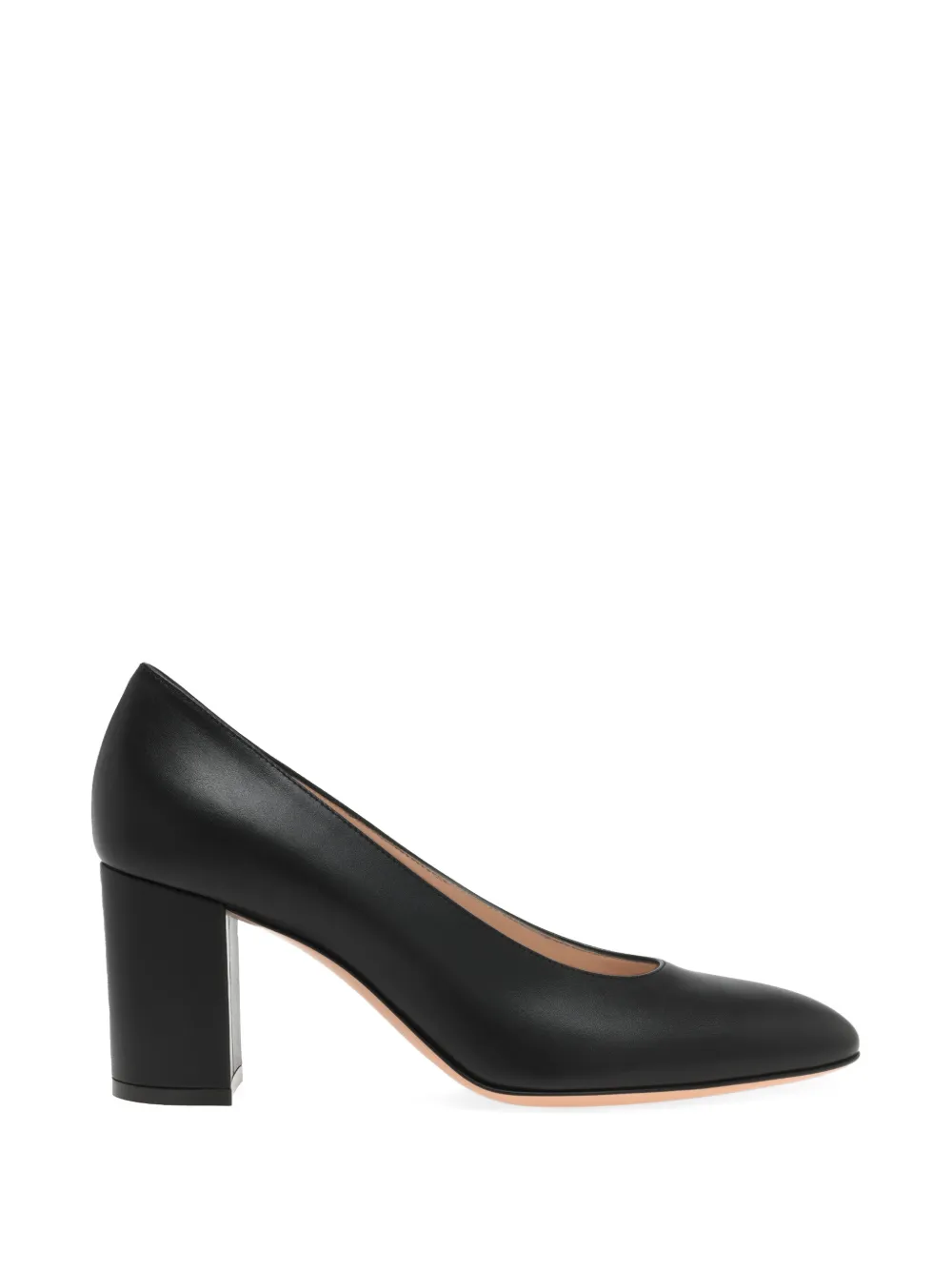 Gianvito Rossi Ryan block-heel pumps Zwart