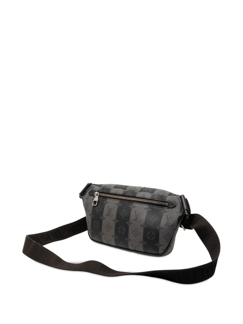  Louis Vuitton Pre-owned Sacoche à Bandoulière Modulaire Rayée à Monogramme éclipse (2010-2026) - Noir 