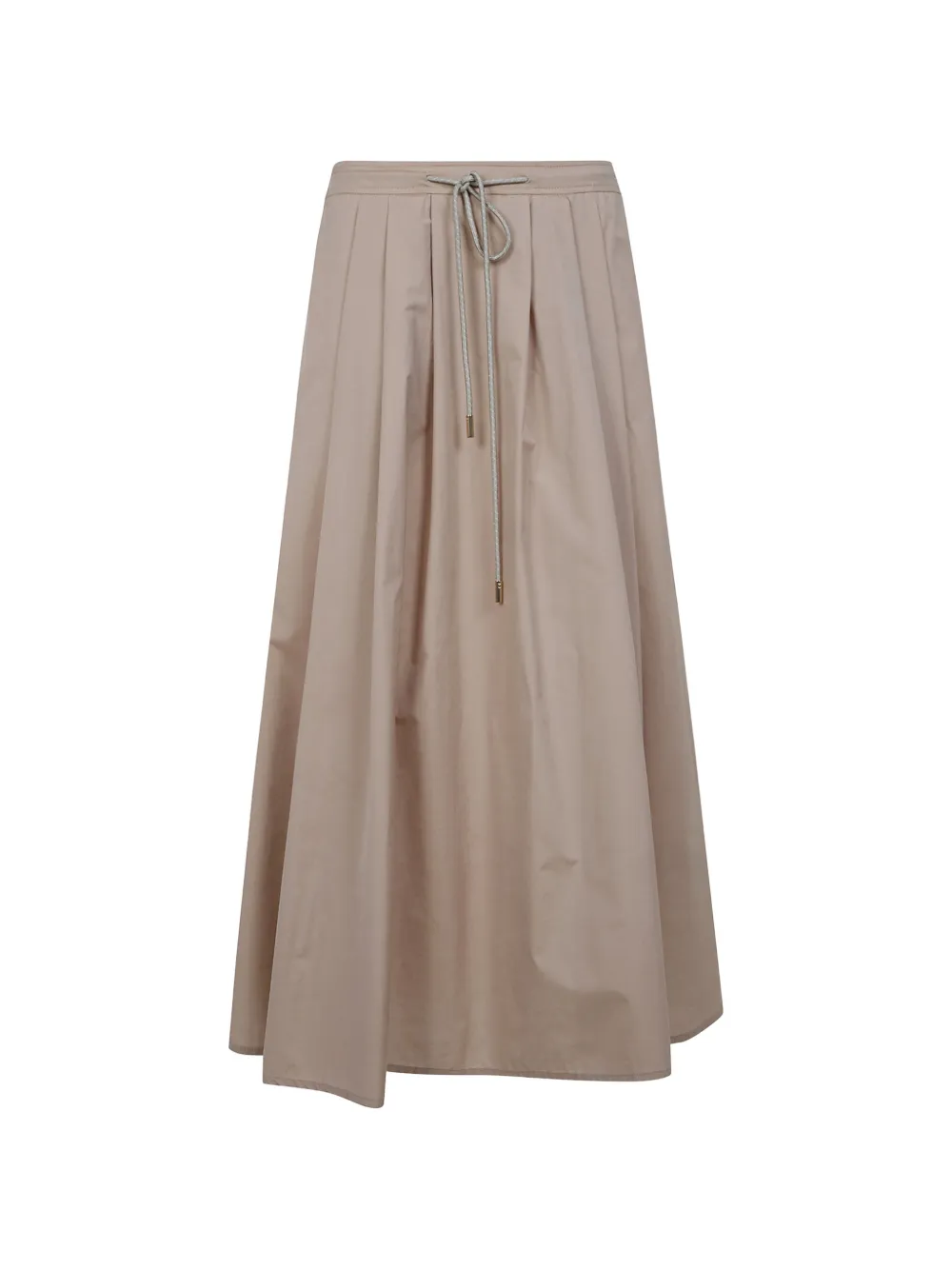 Seventy poplin midi skirt - Toni neutri