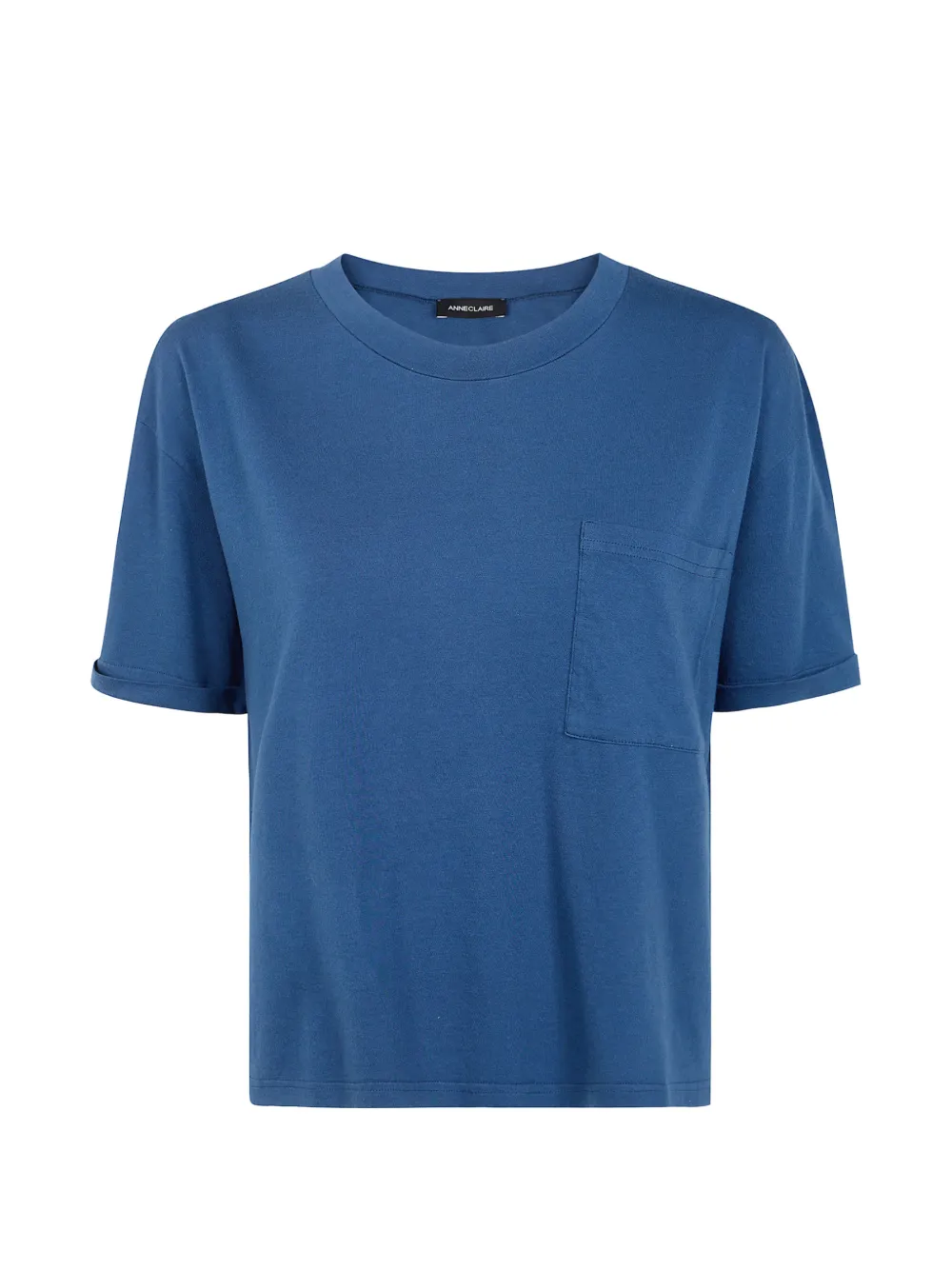 anne claire chest-pocket T-shirt - Blu