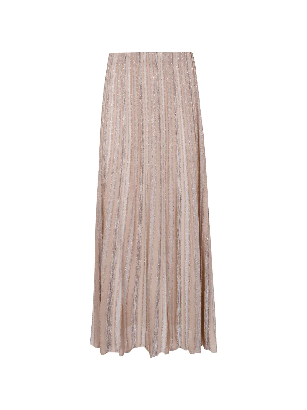 D.Exterior sequin-embellished maxi skirt - Toni neutri