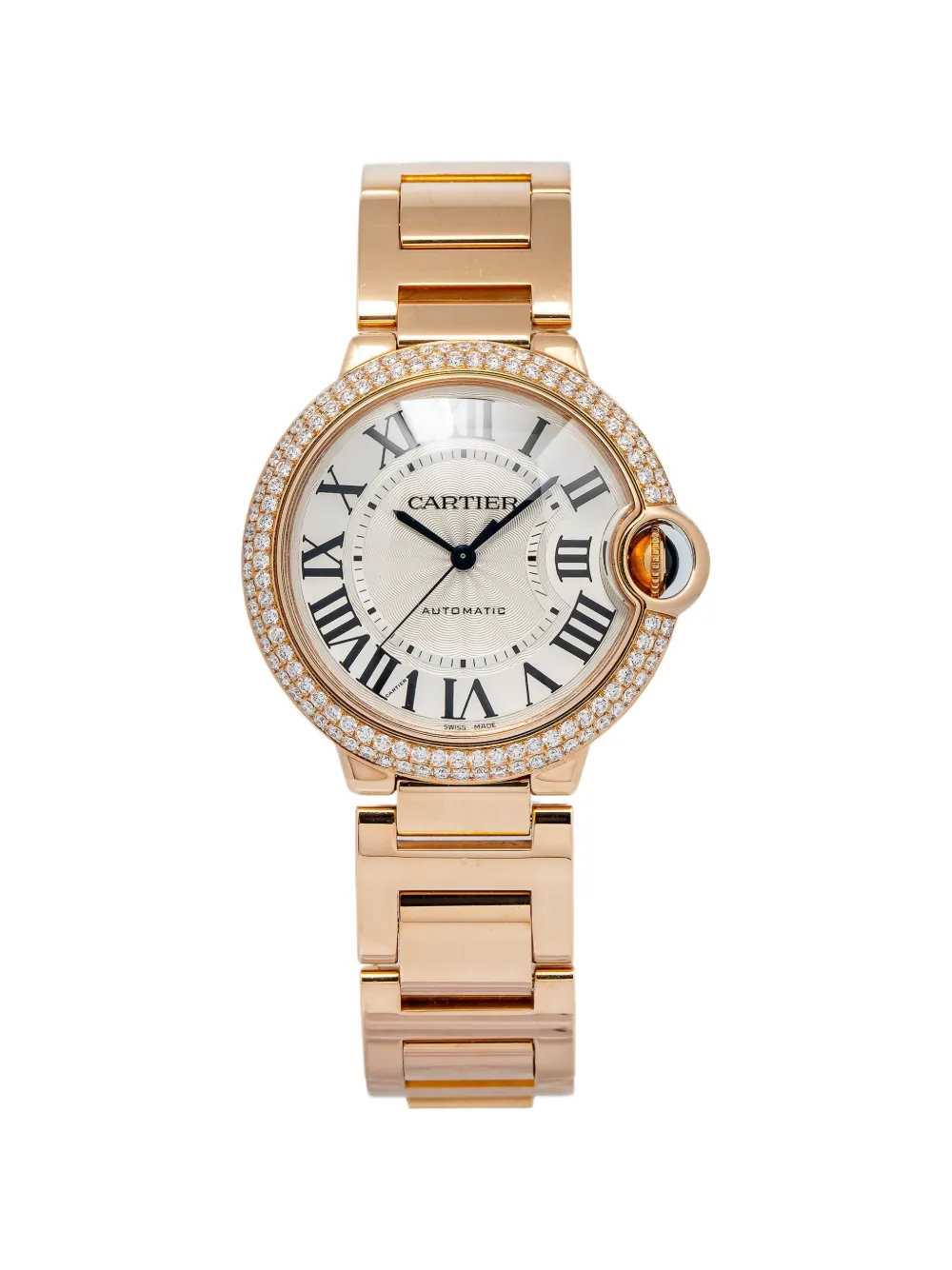 Cartier Ballon Bleu diamond-set 36mm watch - Nude