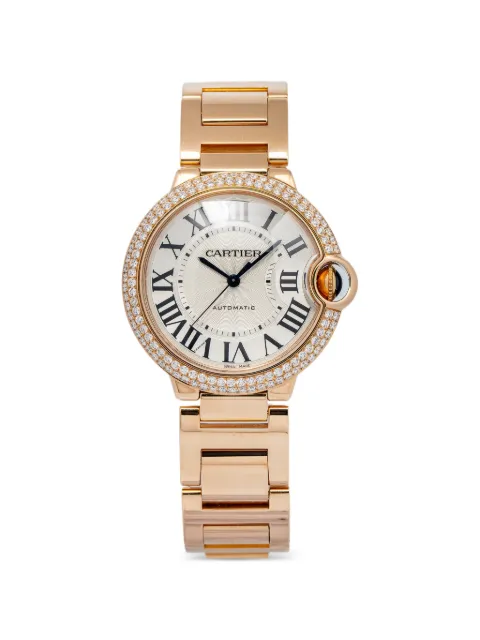 Cartier Ballon Bleu diamond-set 36mm watch