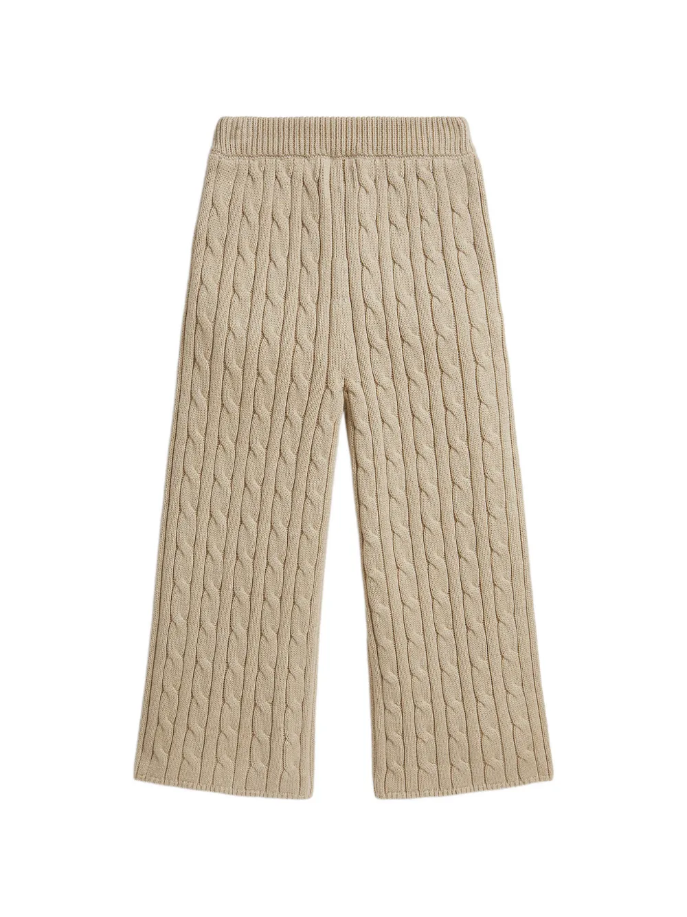 POLO RALPH LAUREN KIDS Broek met geborduurd logo Beige