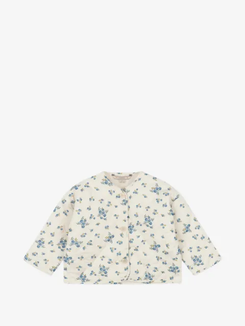 Konges Sløjd chamarra capitonada con estampado floral