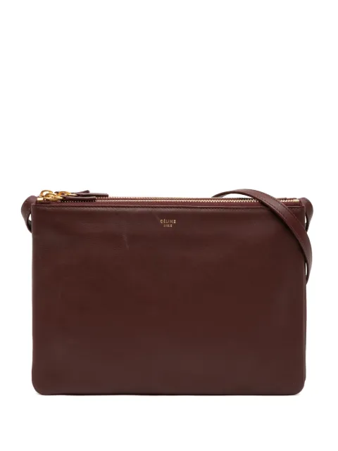 Celine Pre-Owned 2016 라지 램스킨 트리오 크로스 백
