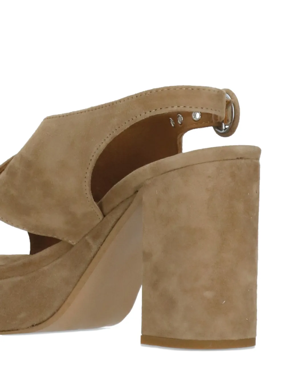 Julie Dee suede heeled sandals Bruin