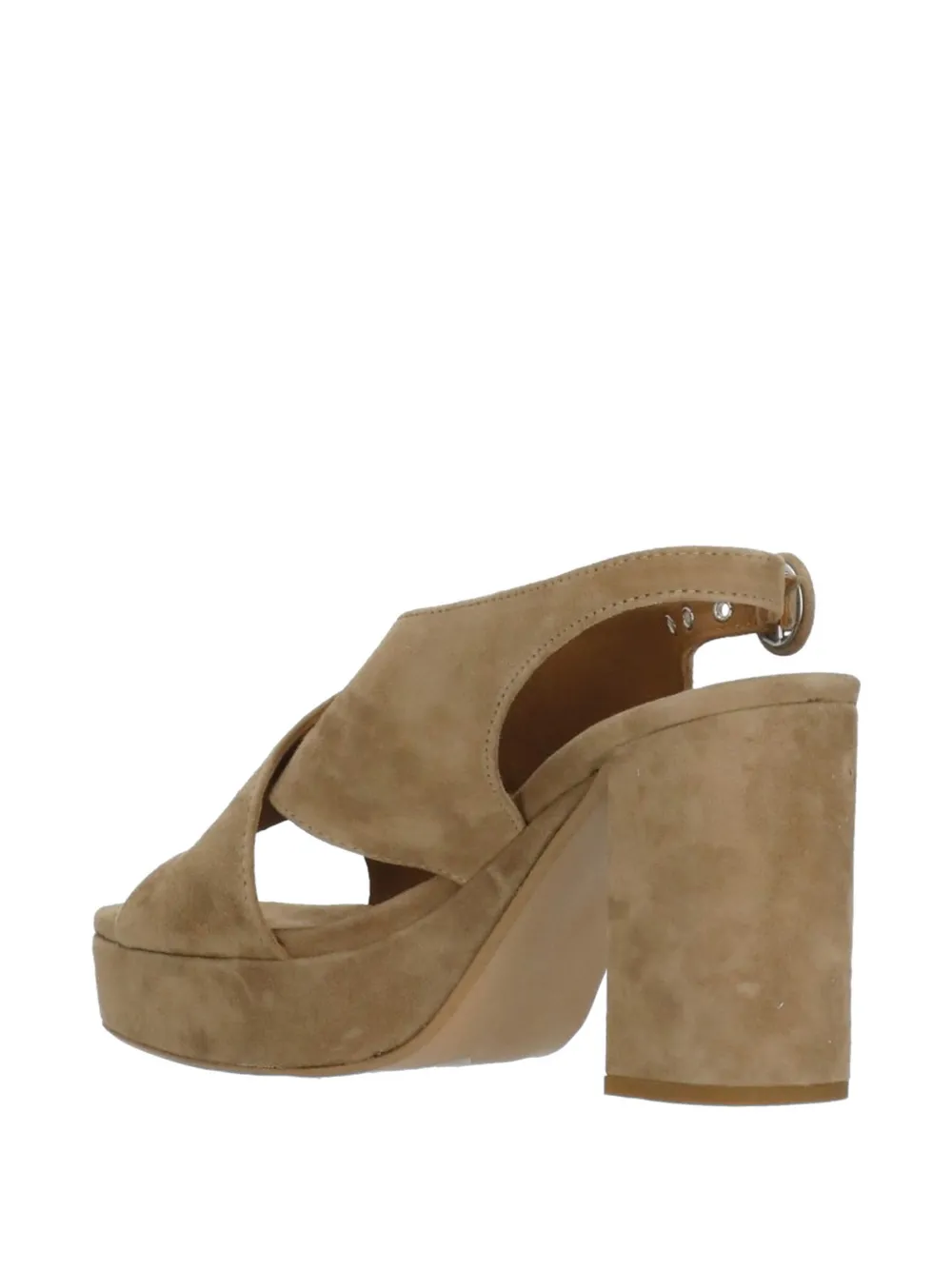 Julie Dee suede heeled sandals Bruin