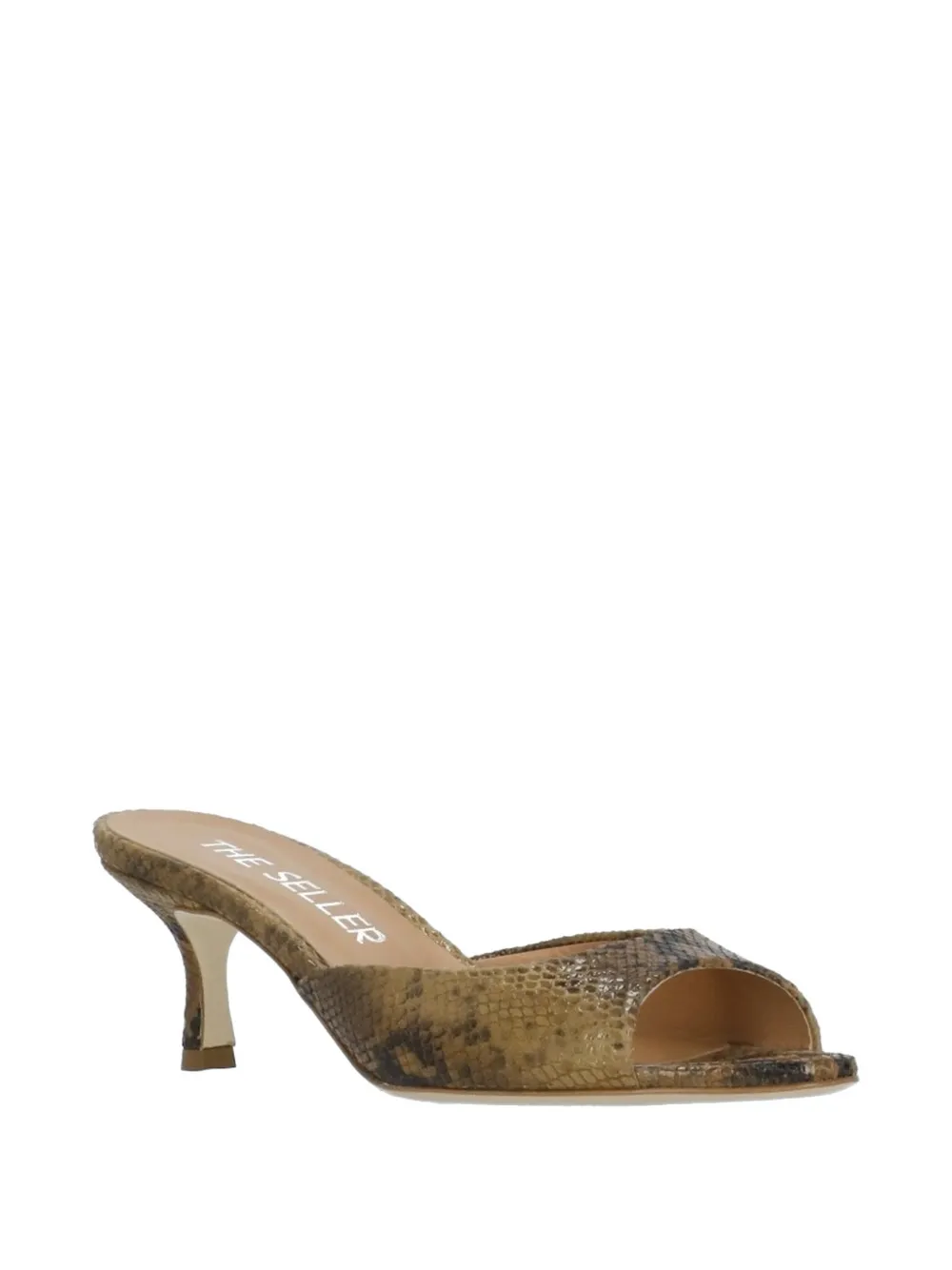 The Seller snakeskin-effect open-toe sandals Bruin