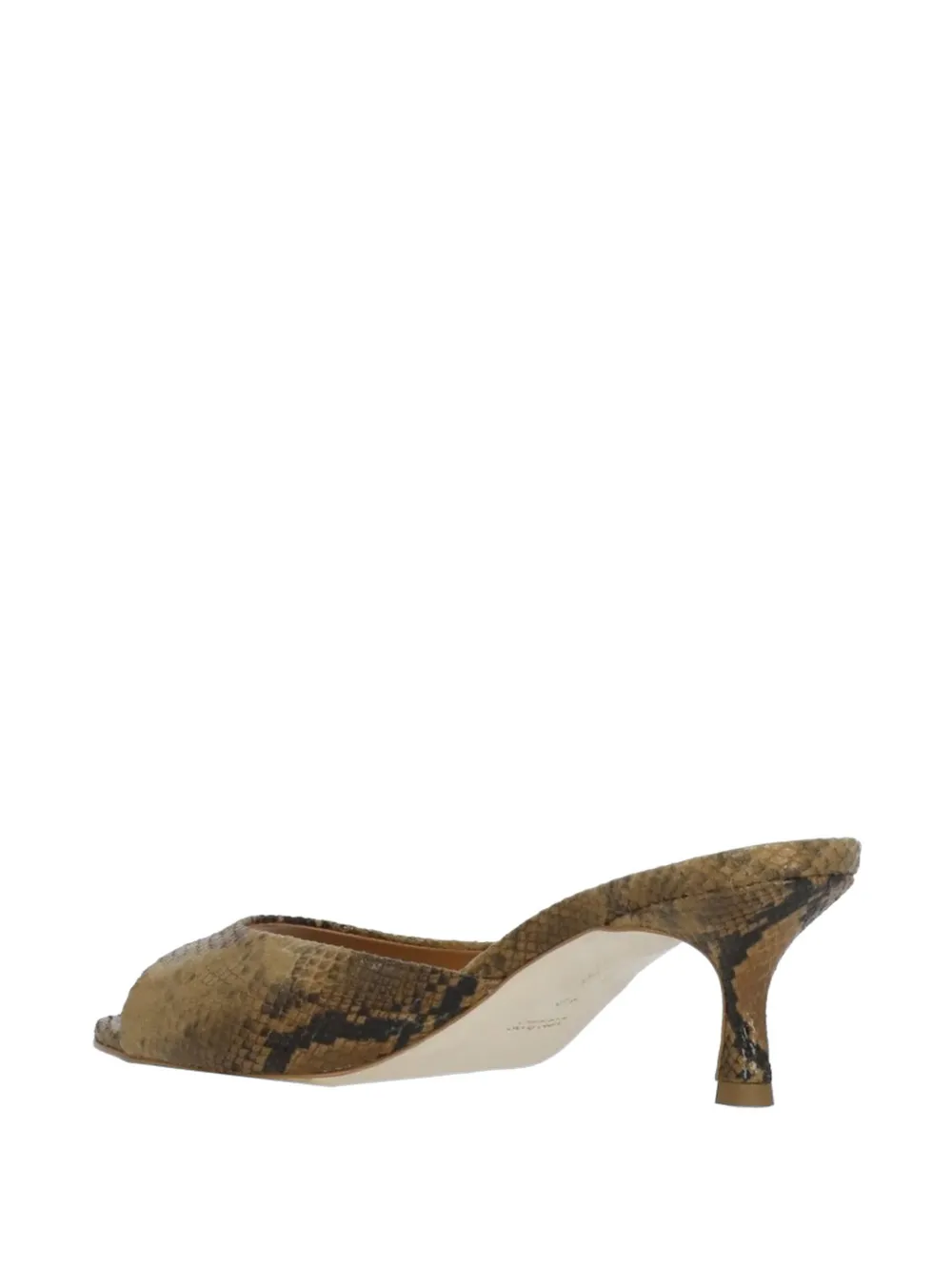 The Seller snakeskin-effect open-toe sandals Bruin