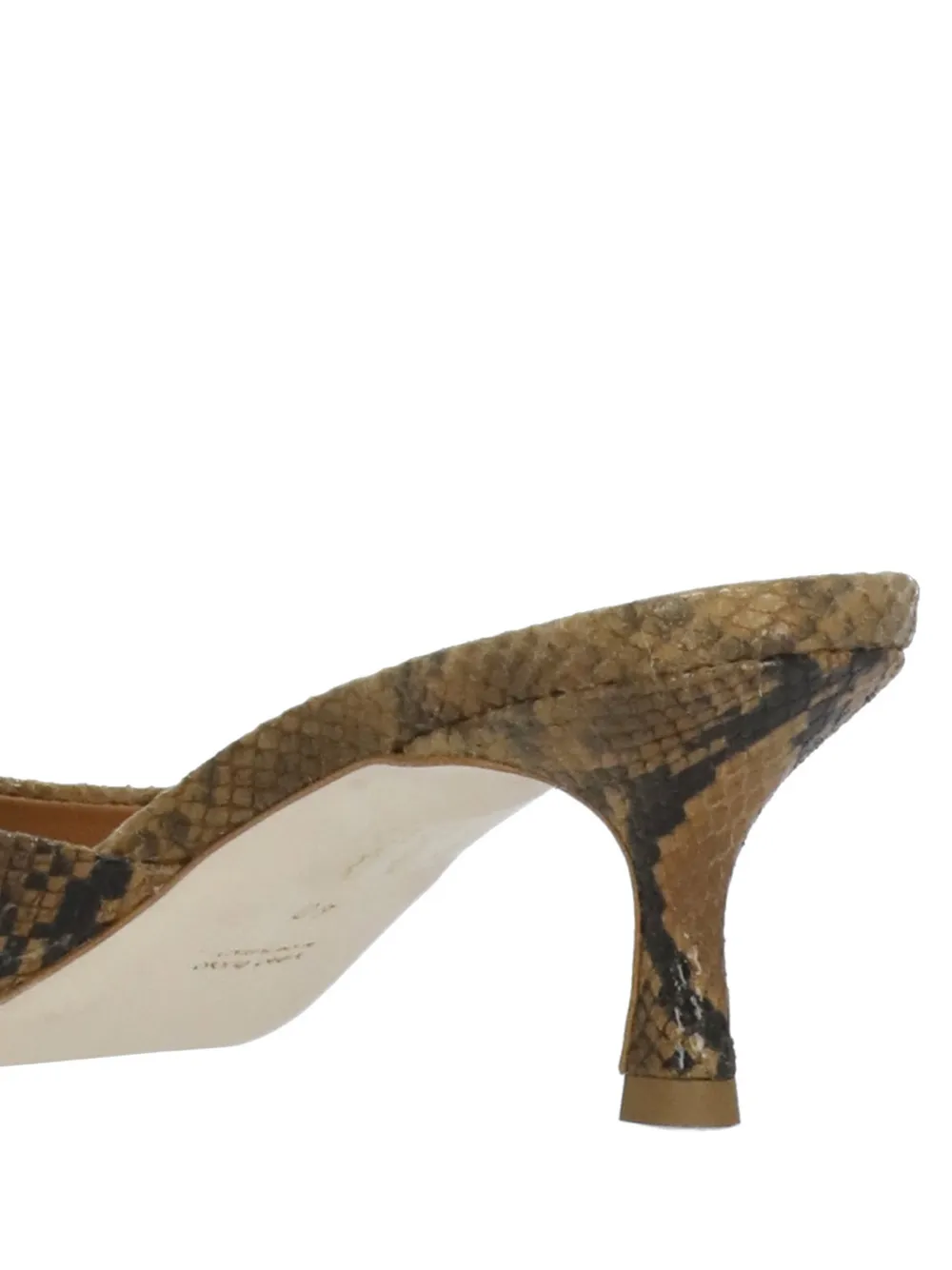 The Seller snakeskin-effect open-toe sandals Bruin