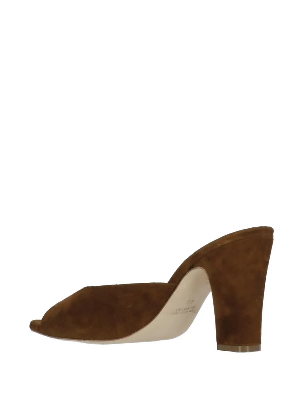 Julie Dee suede block-heel sandals Bruin