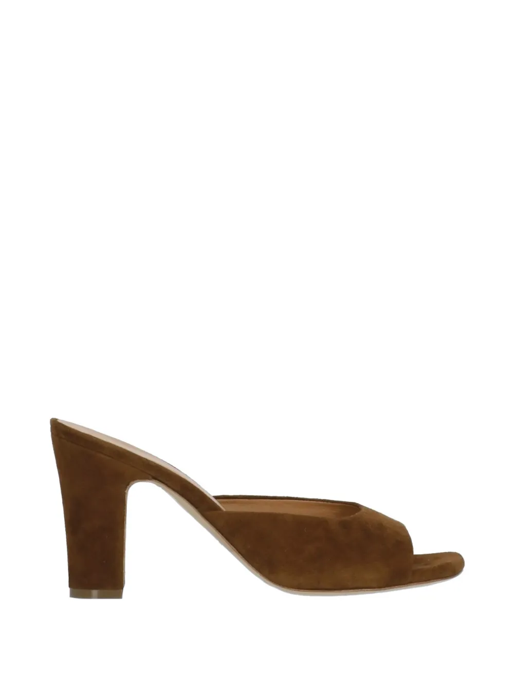 Julie Dee suede block-heel sandals Bruin