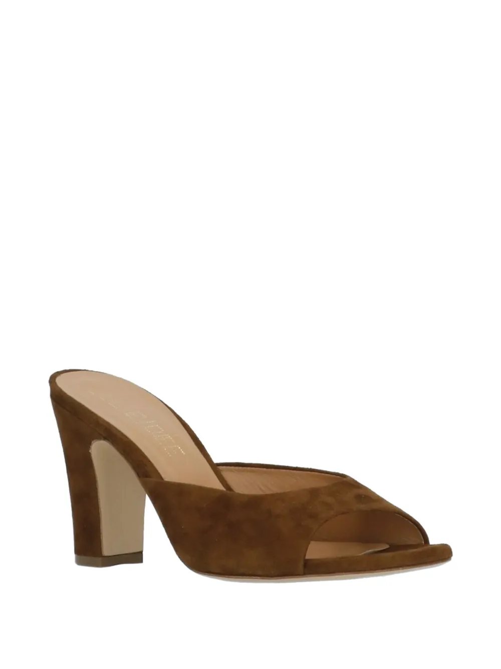 Julie Dee suede block-heel sandals Bruin