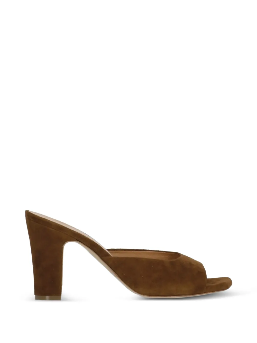 Julie Dee suede block-heel sandals Bruin