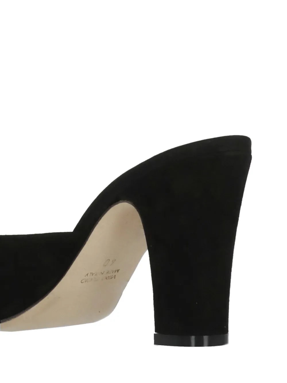 Julie Dee suede heeled sandals Zwart