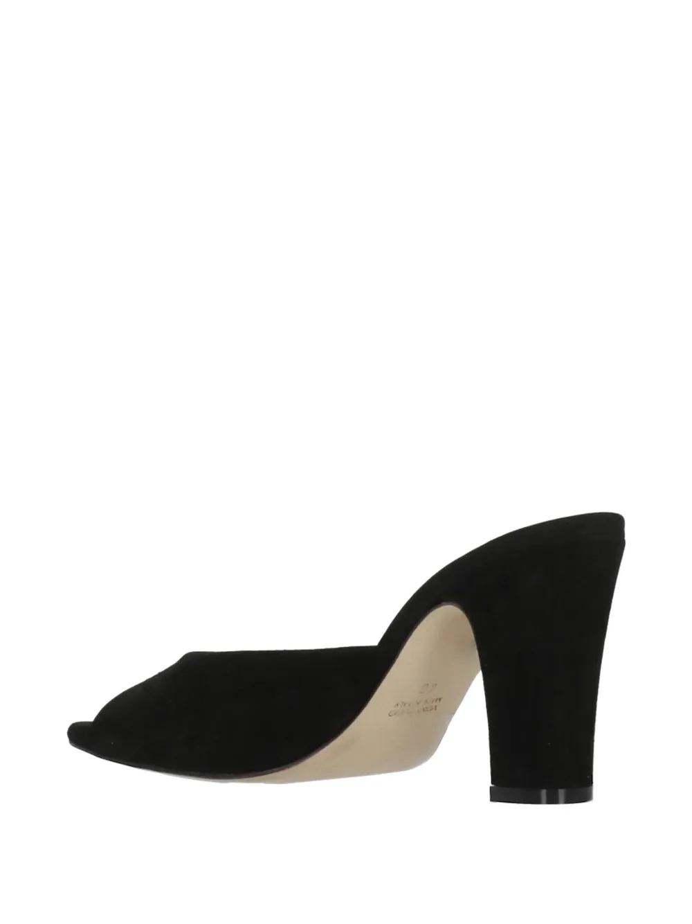 Julie Dee suede heeled sandals Zwart