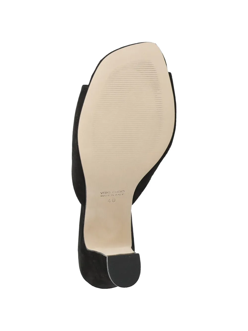 Julie Dee suede heeled sandals Zwart