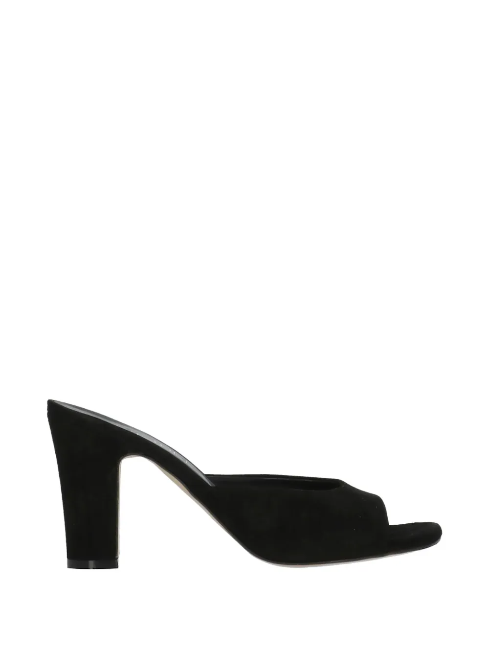 Julie Dee suede heeled sandals Zwart