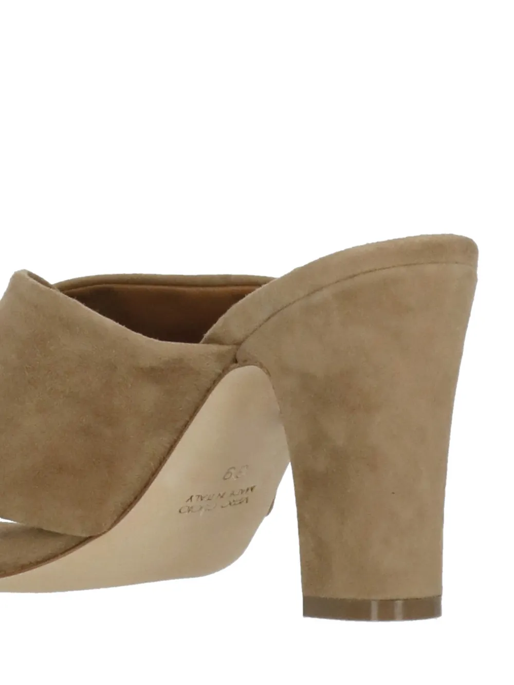 Julie Dee criss-cross suede sandals Beige
