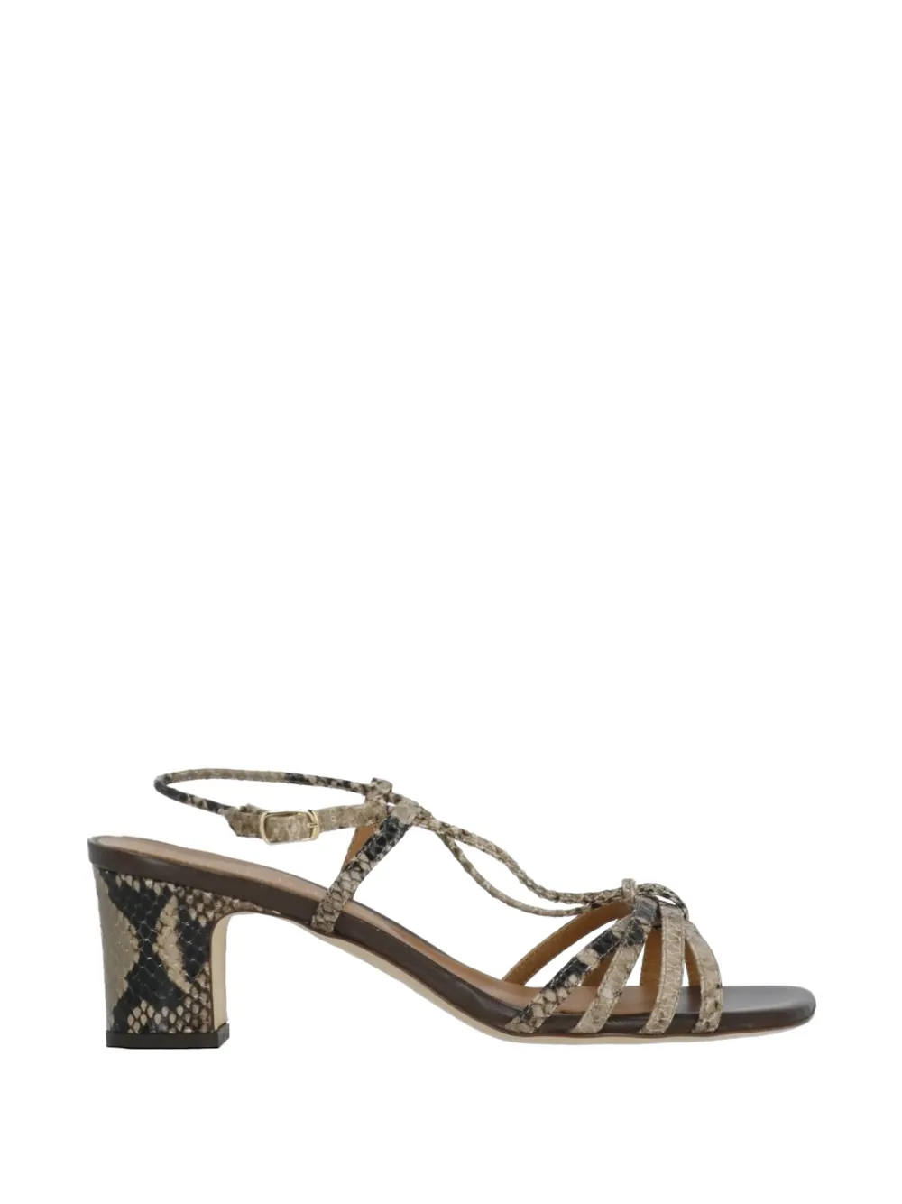 Julie Dee snake-effect heeled sandals Bruin