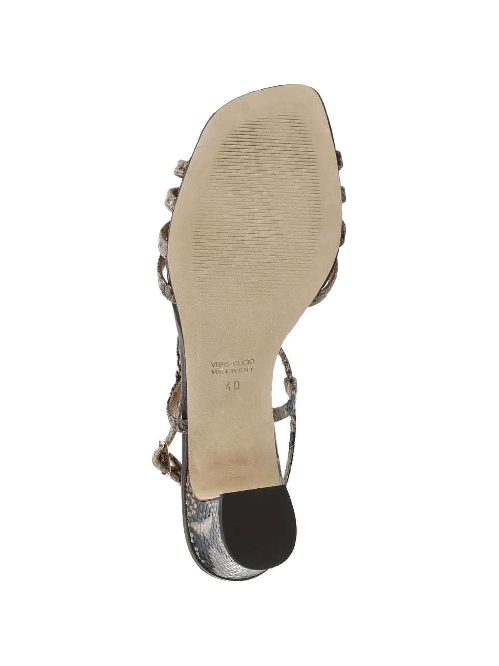 Julie Dee snake-effect heeled sandals Bruin