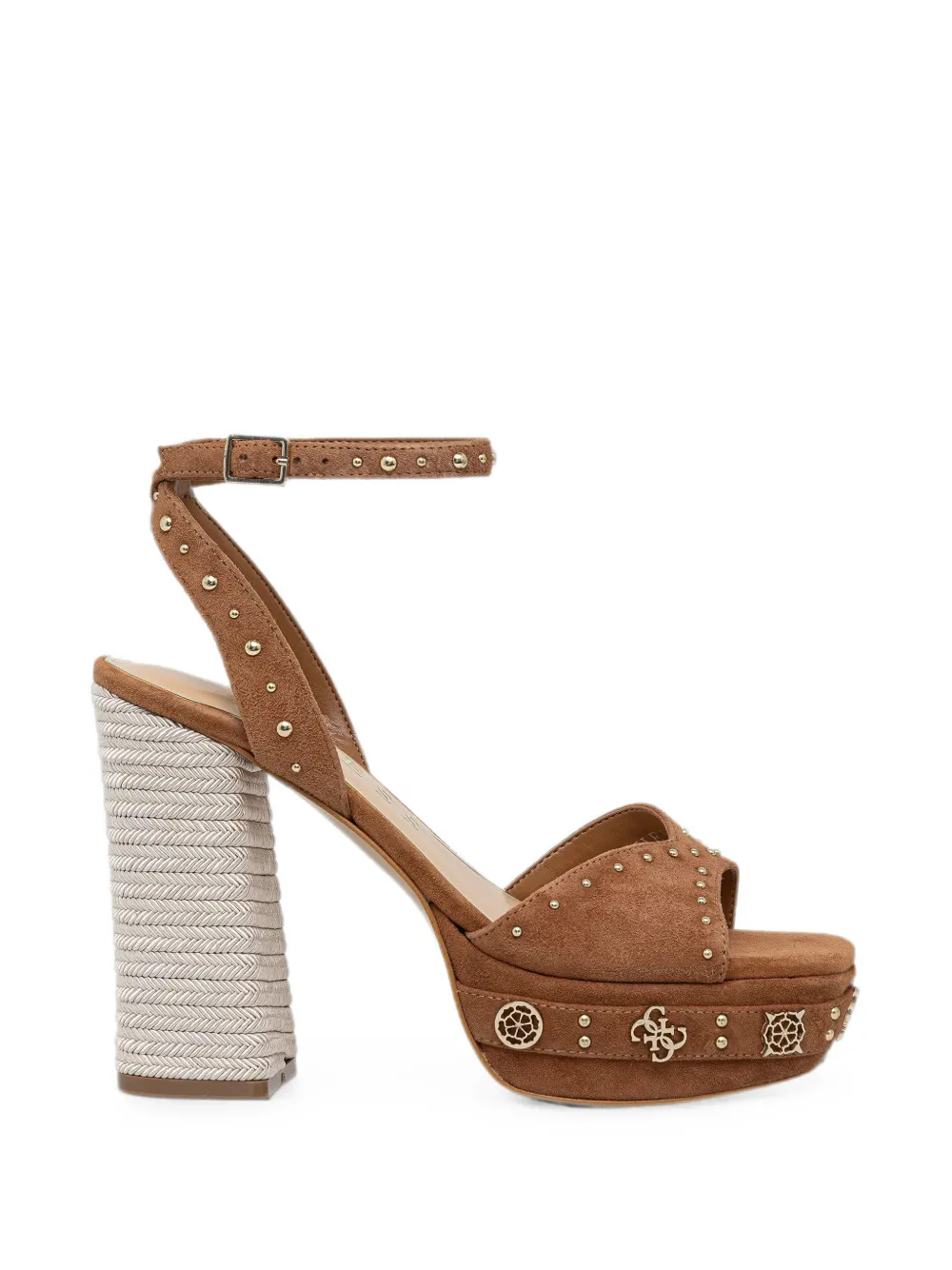 GUESS USA Valice studded platform sandals Bruin