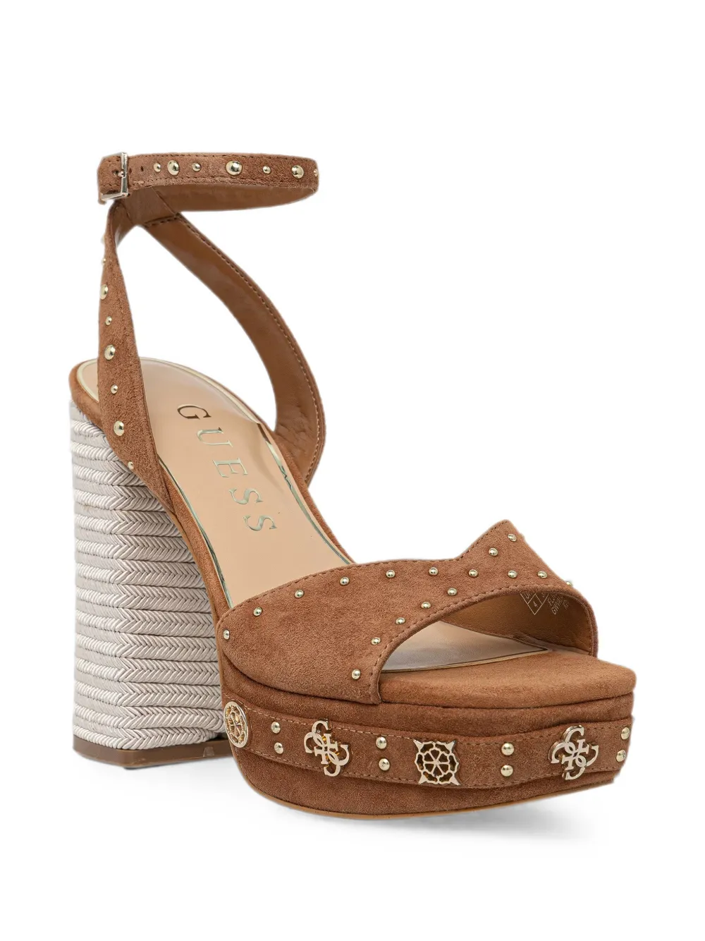 GUESS USA Valice studded platform sandals Bruin