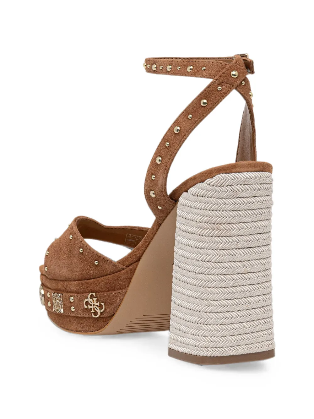 GUESS USA Valice studded platform sandals Bruin