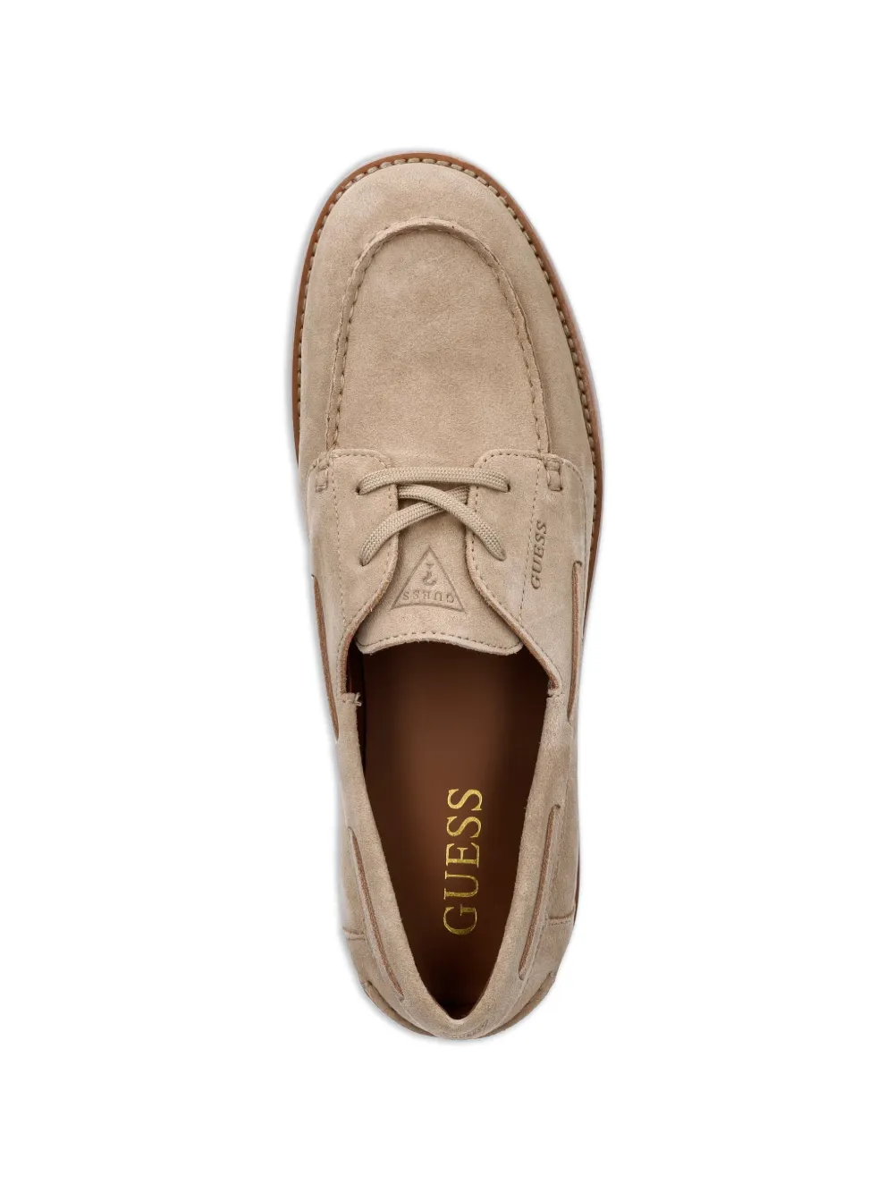 GUESS USA Opperne lace-up loafers Beige