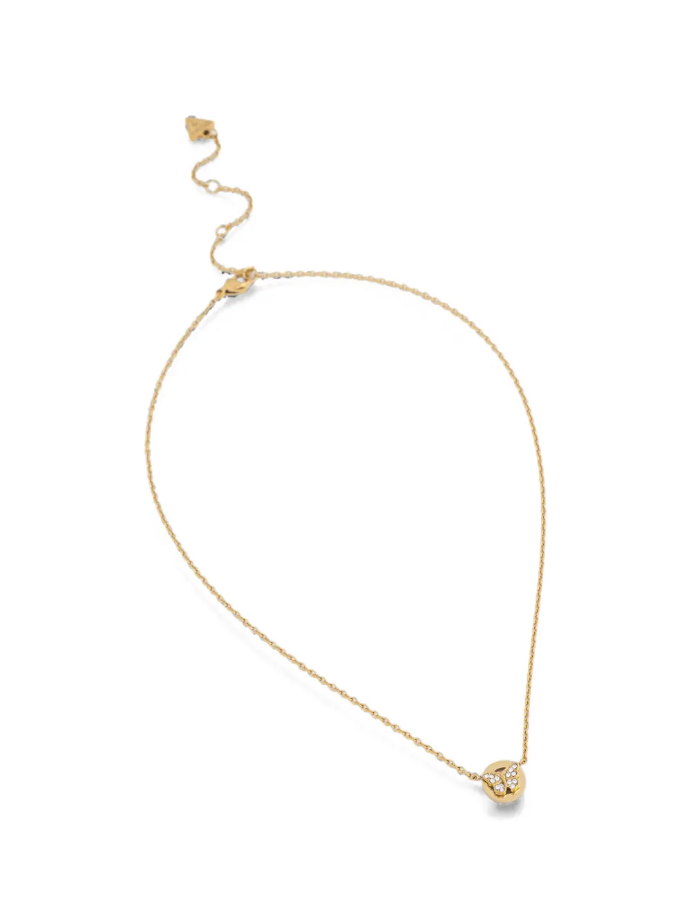 GUESS USA Butterfly crystal-embellished necklace - Gold