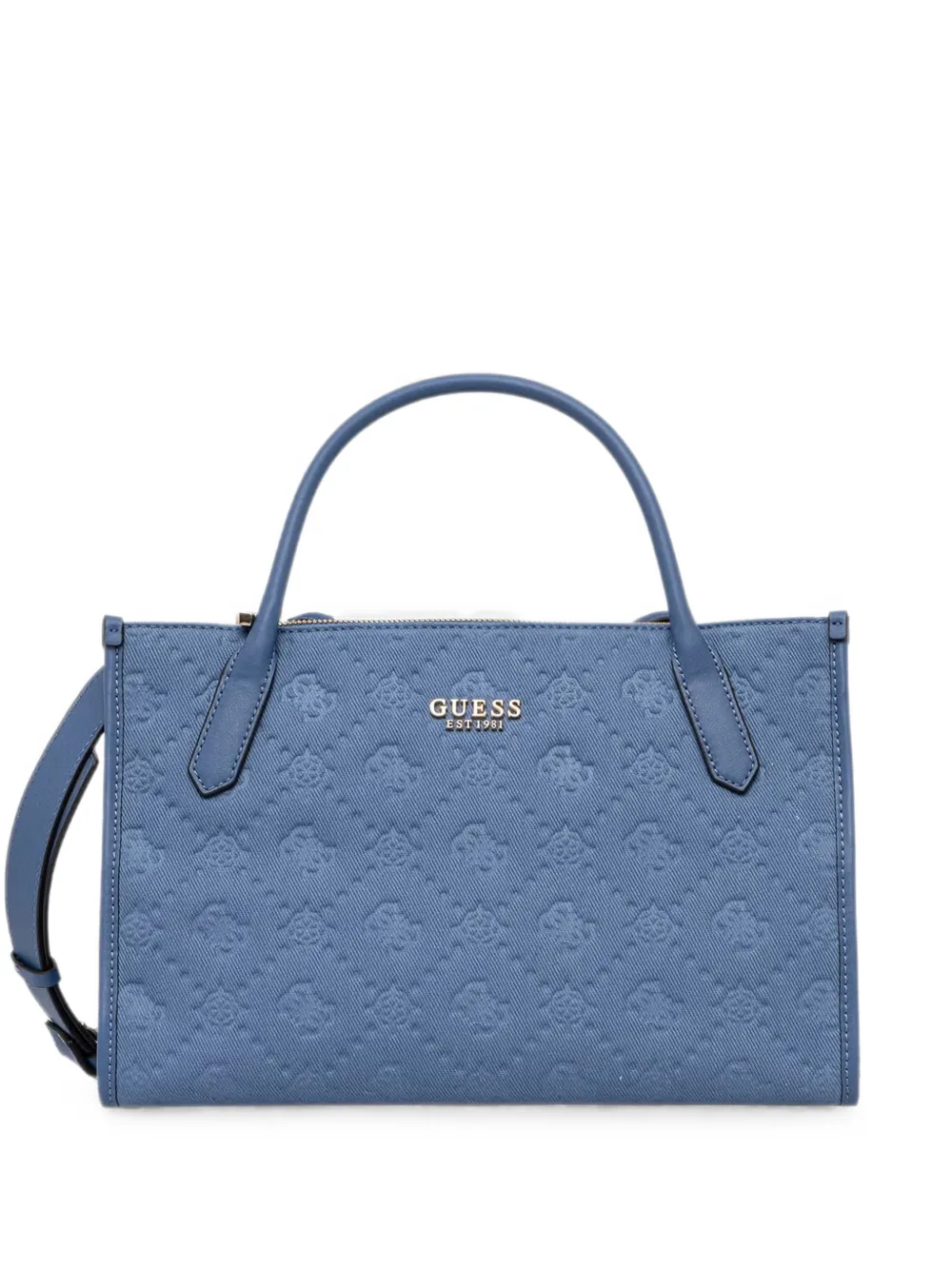 GUESS USA logo-debossed tote bag - Blu