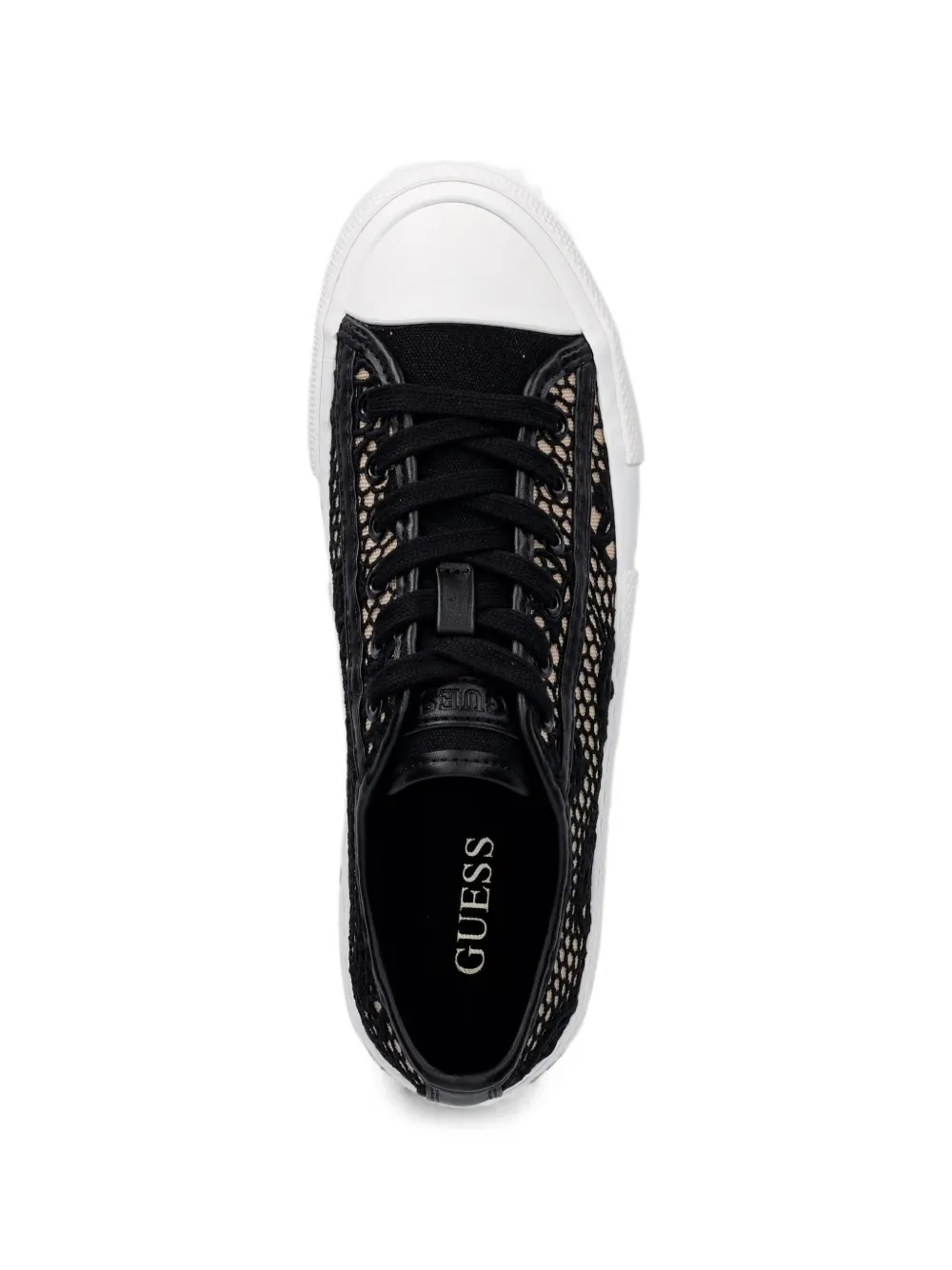 GUESS USA Ciesta monogram sneakers Zwart