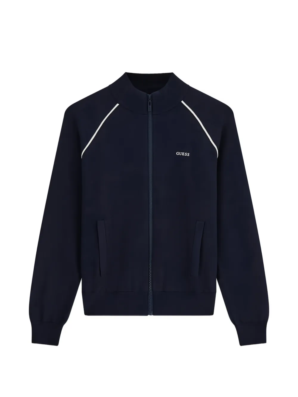 GUESS USA piped raglan-sleeve sweatshirt - Blau
