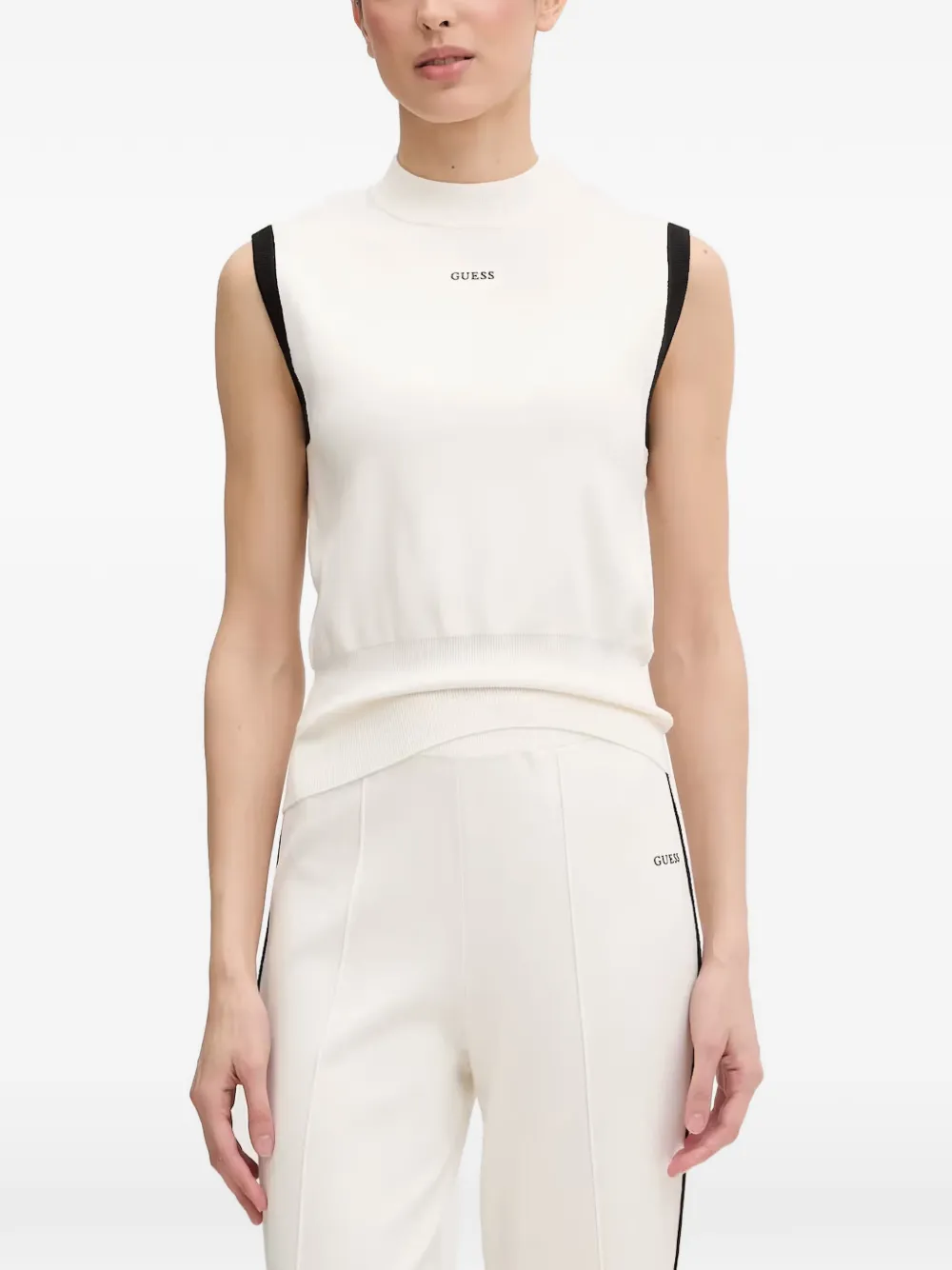GUESS USA contrast-trim tank top - Toni neutri