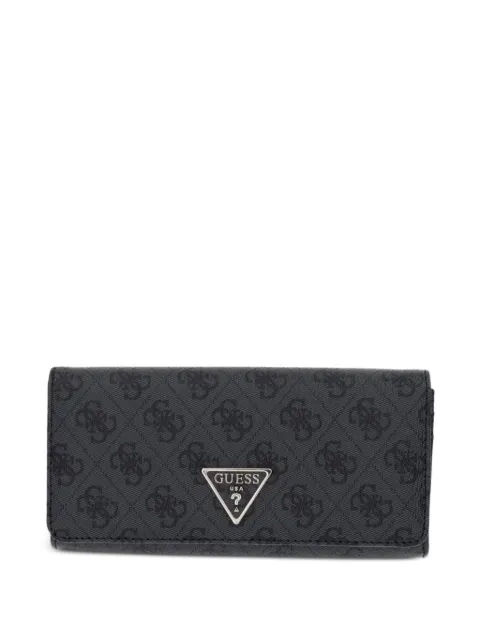 GUESS USA logo-print plaque wallet