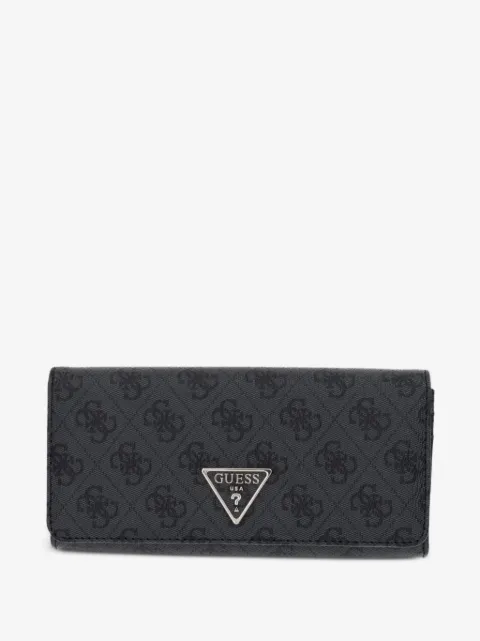 GUESS USA cartera con placa del logo estampado