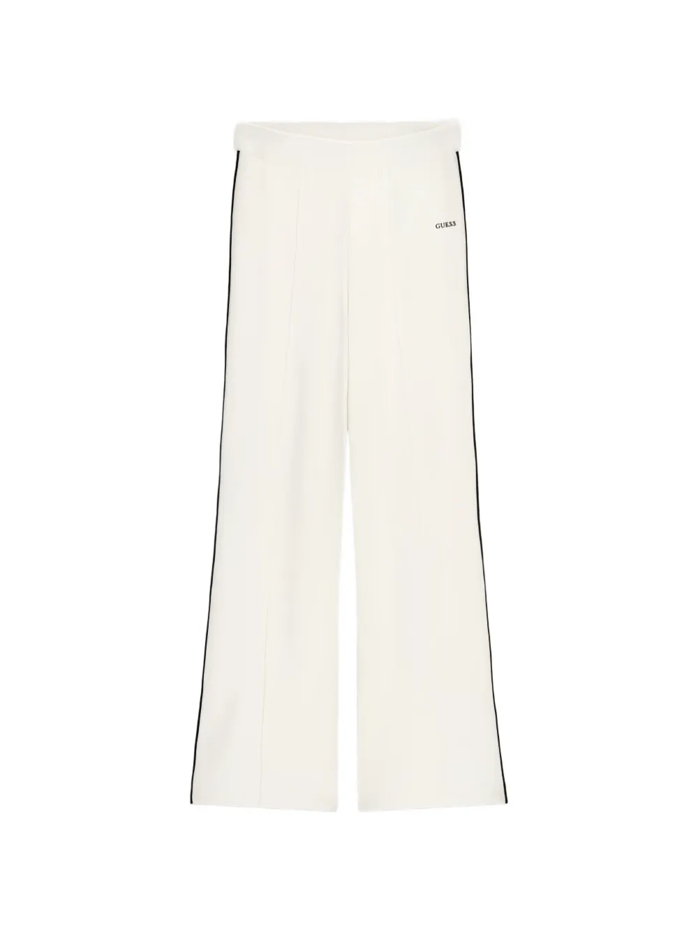GUESS USA logo-print side-stripe track pants - Nude