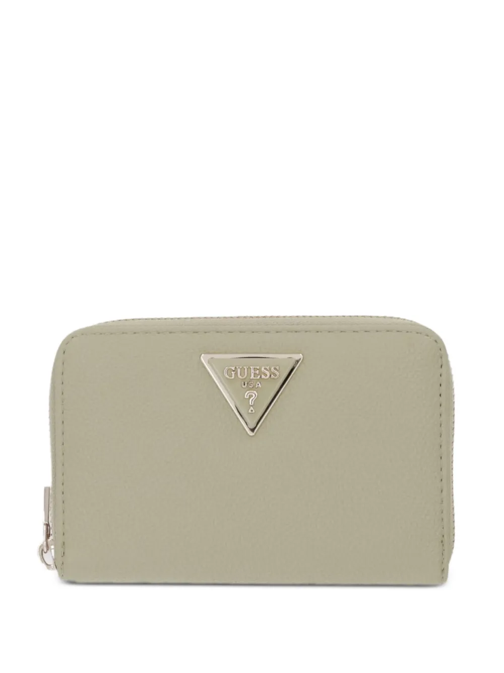GUESS USA Laurel logo-plaque zip-around wallet - Grün