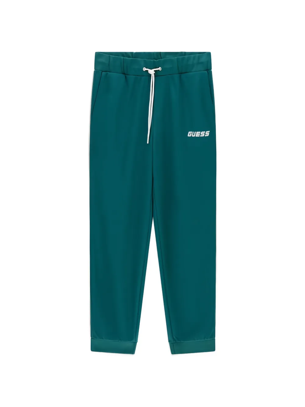 GUESS USA logo-print side-stripe track pants - Grün