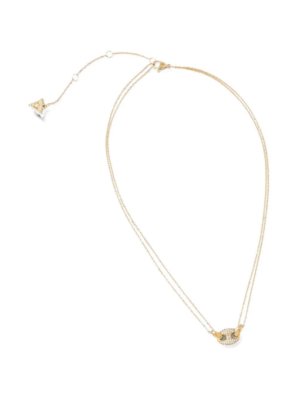 GUESS USA Marina crystal-embellished layered necklace - Gold