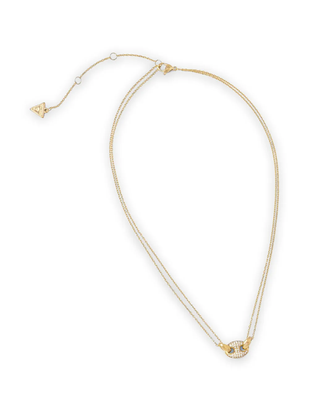 GUESS USA Marina crystal-embellished layered necklace - Oro