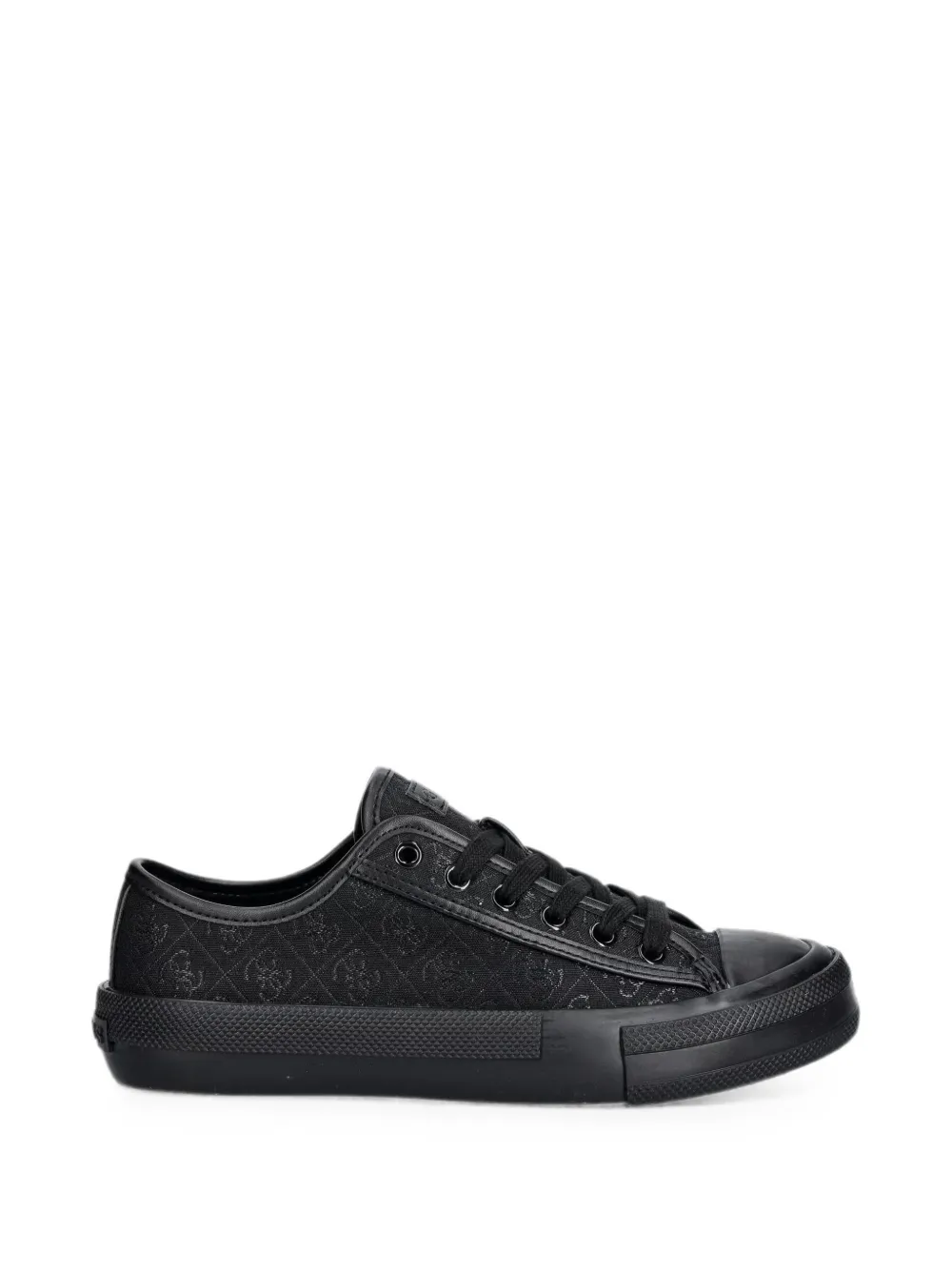 GUESS USA Carey logo-monogram low-top sneakers Zwart