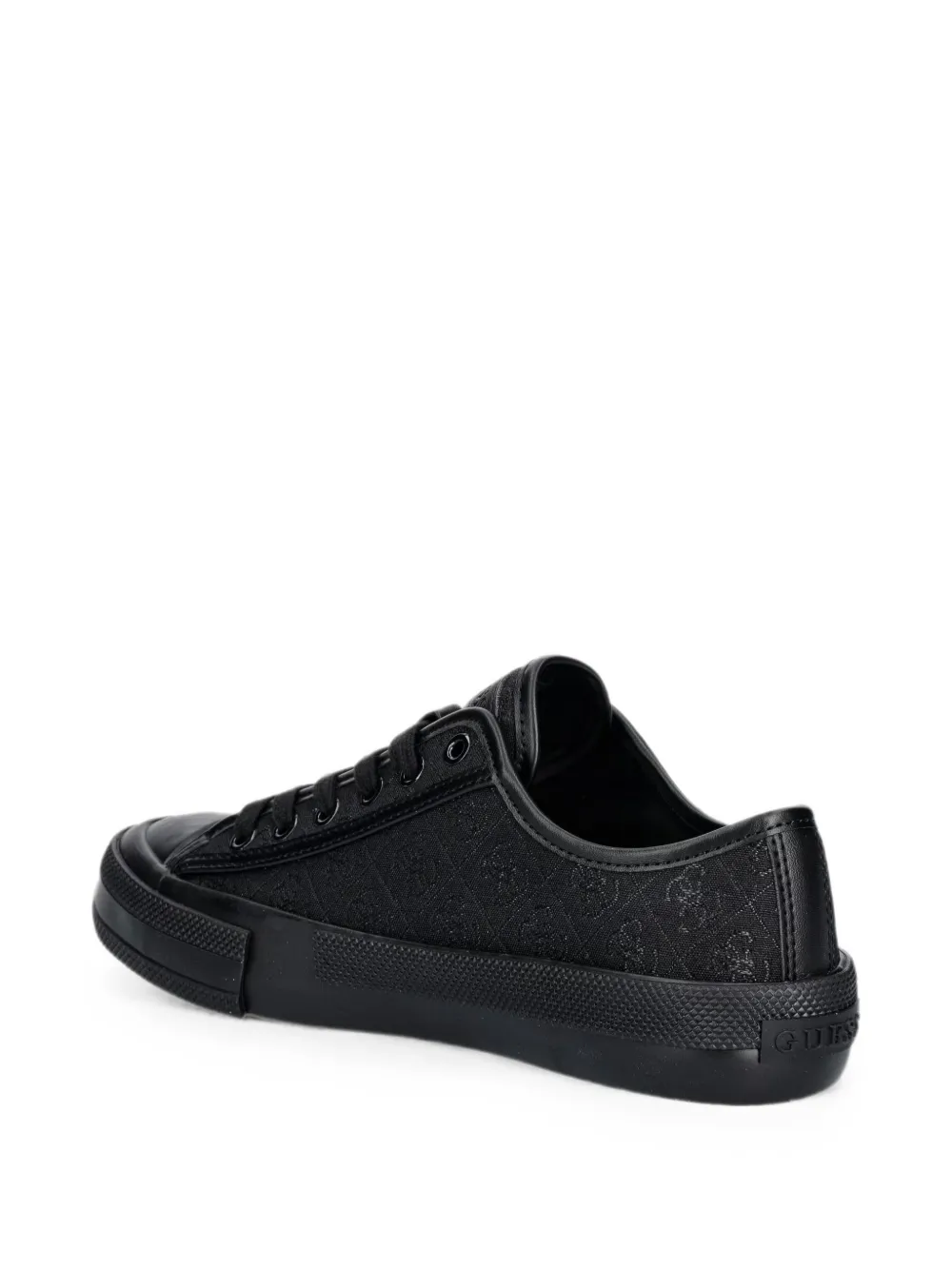 GUESS USA Carey logo-monogram low-top sneakers Zwart