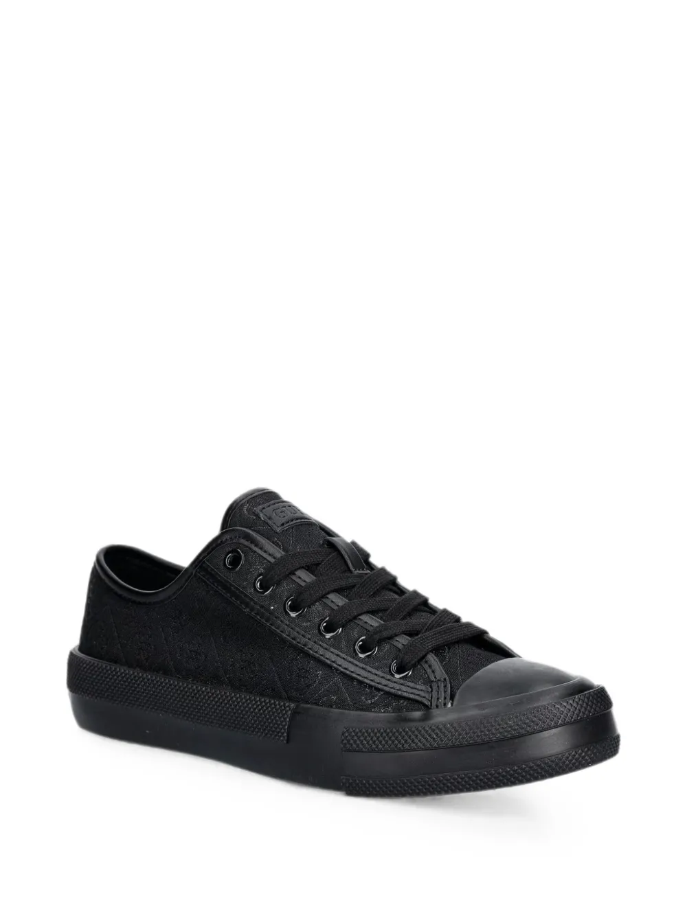 GUESS USA Carey logo-monogram low-top sneakers Zwart