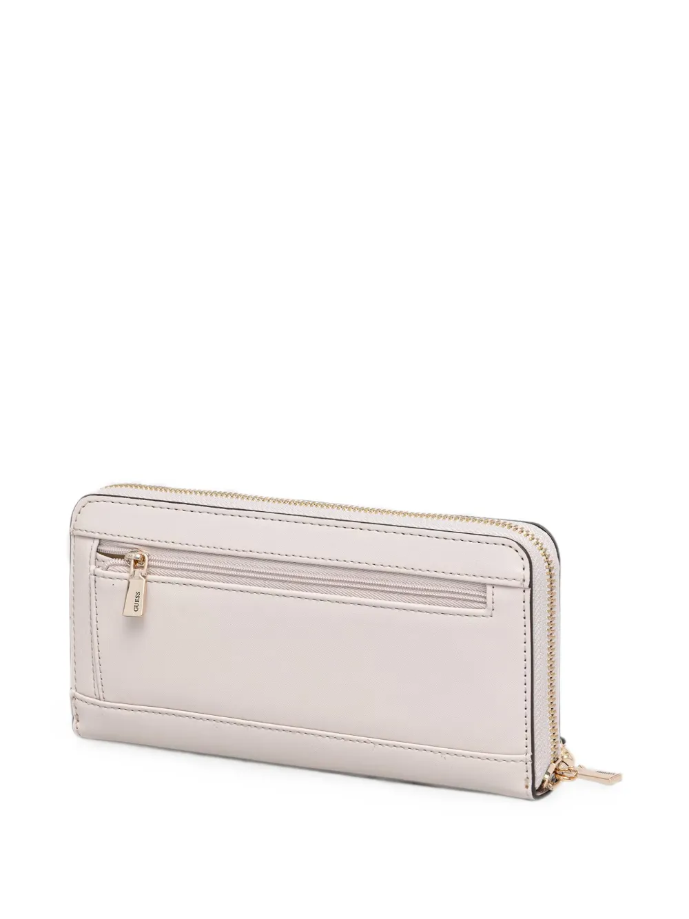 GUESS USA Janie portemonnee met logoplakkaat Beige