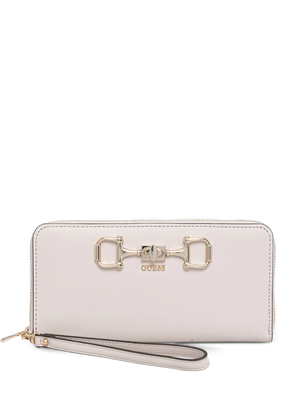 GUESS USA Janie logo-plaque wallet - Toni neutri